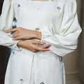 The Lumiere Collection Women Tiara Embellished Set in Cloud White - Umbi