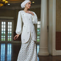 The Lumiere Collection Women Tiara Embellished Set in Cloud White - Umbi