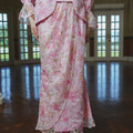 The Lumiere Collection Women Valencia Kebaya Set in Ballerina Pink Lily Lace - Umbi