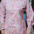The Lumiere Collection Women Valencia Kebaya Set in Ballerina Pink Lily Lace - Umbi