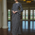 The Lumiere Collection Women Valencia Kebaya Set in Black Frost Lace - Umbi