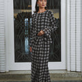 The Lumiere Collection Women Valencia Kebaya Set in Black Frost Lace - Umbi