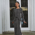 The Lumiere Collection Women Valencia Kebaya Set in Black Frost Lace - Umbi