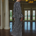 The Lumiere Collection Women Valencia Kebaya Set in Black Frost Lace - Umbi