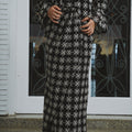 The Lumiere Collection Women Valencia Kebaya Set in Black Frost Lace - Umbi