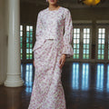 The Lumiere Collection Women Valencia Kebaya Set in Pink Garden Lace - Umbi