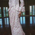 The Lumiere Collection Women Valencia Kebaya Set in Pink Garden Lace - Umbi