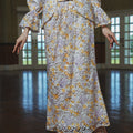 The Lumiere Collection Women Valencia Kebaya Set in Purple & Yellow Garden Lace - Umbi