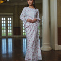 The Lumiere Collection Women Valencia Kebaya Set in Raspberry Pink Daisy Lace - Umbi