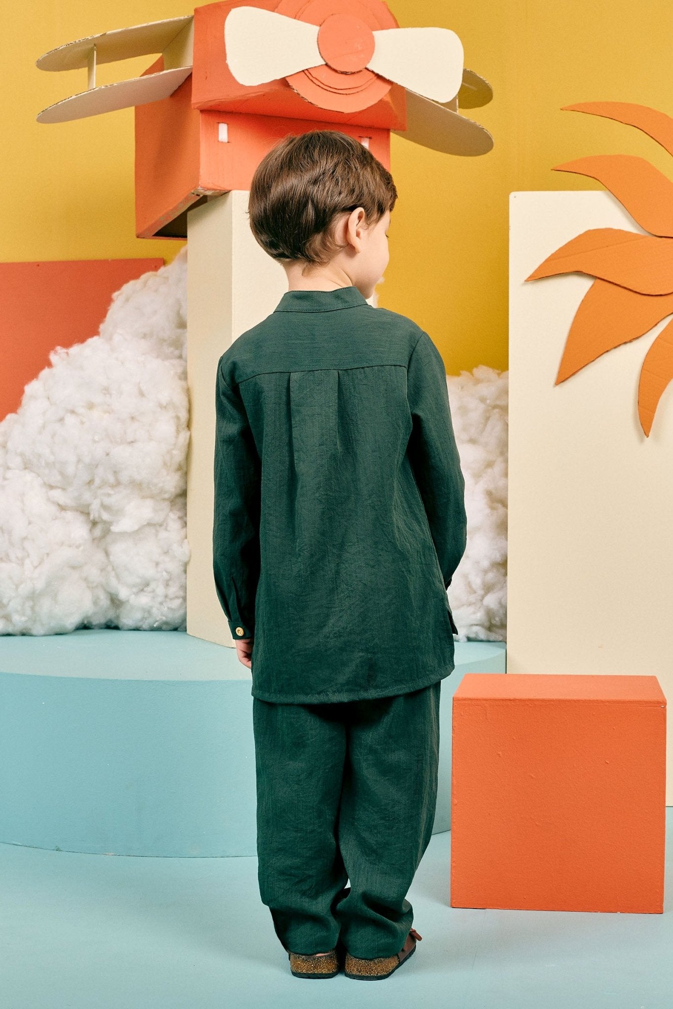 The Matahari Baju Melayu Set Emerald - Umbi
