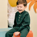 The Matahari Baju Melayu Set Emerald - Umbi