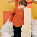 The Matahari Basic Kurta Top Clay - Umbi