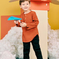 The Matahari Basic Kurta Top Clay - Umbi