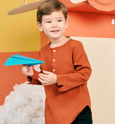 The Matahari Basic Kurta Top Clay - Umbi