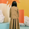 The Matahari Boxy Blouse Olive Green - Umbi