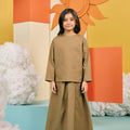 The Matahari Boxy Blouse Olive Green - Umbi