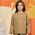 The Matahari Boxy Blouse Olive Green - Umbi