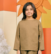 The Matahari Boxy Blouse Olive Green - Umbi