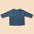 The Matahari Boxy Blouse Steel Blue - Umbi