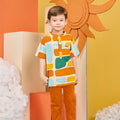 The Matahari Fitted Pants Orange - Umbi