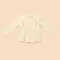 The Matahari Fitted Waist Blouse Beige - Umbi