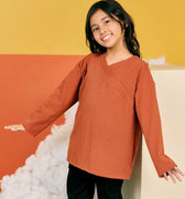 The Matahari Instant Kimono Top Clay - Umbi