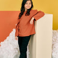 The Matahari Instant Kimono Top Clay - Umbi