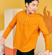The Matahari Men Kurta Orange - Umbi