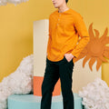 The Matahari Men Kurta Orange - Umbi