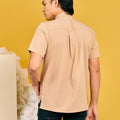 The Matahari Men Slim Fit Short Sleeves Shirt Khaki - Umbi