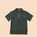 The Matahari Modern Short Sleeves Shirt Emerald - Umbi