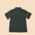 The Matahari Modern Short Sleeves Shirt Emerald - Umbi