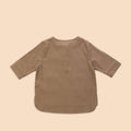 The Matahari Pair Pockets Kurta Top Olive Green - Umbi