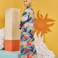 The Matahari Women Boxy Blouse Bumantara Print - Umbi