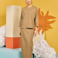 The Matahari Women Boxy Blouse Olive Green - Umbi