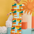 The Matahari Women Boxy Blouse Stonehenge Print - Umbi