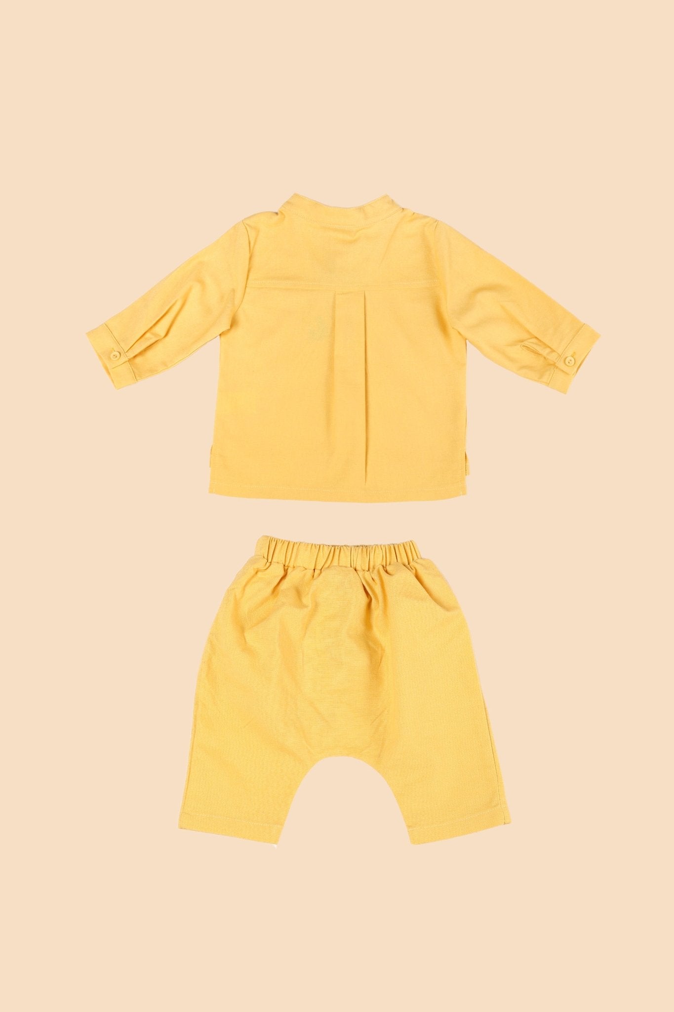 The Meriah Baby Baju Melayu Yellow - Umbi