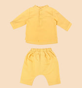 The Meriah Baby Baju Melayu Yellow - Umbi