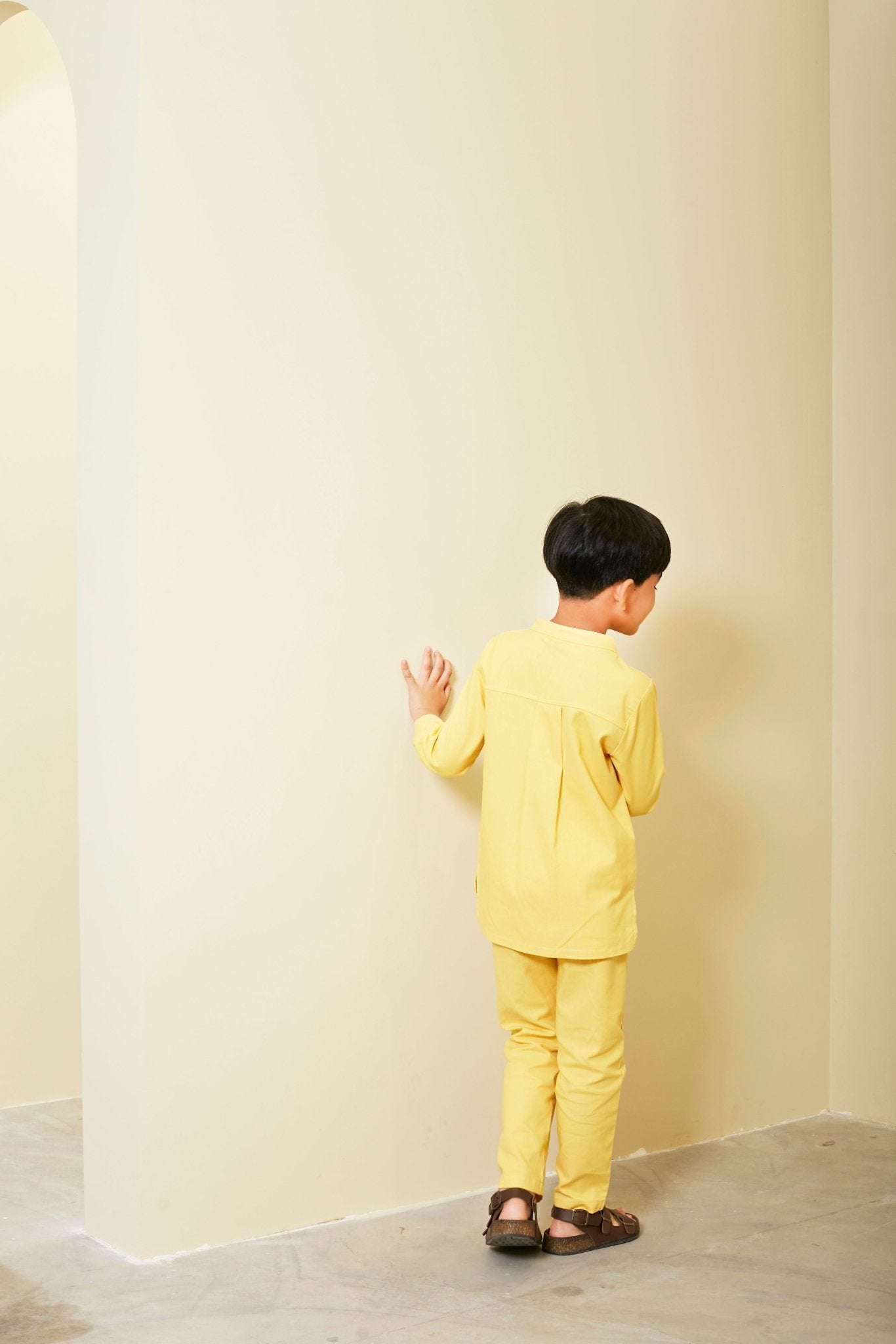 The Meriah Baju Melayu Top Yellow - Umbi