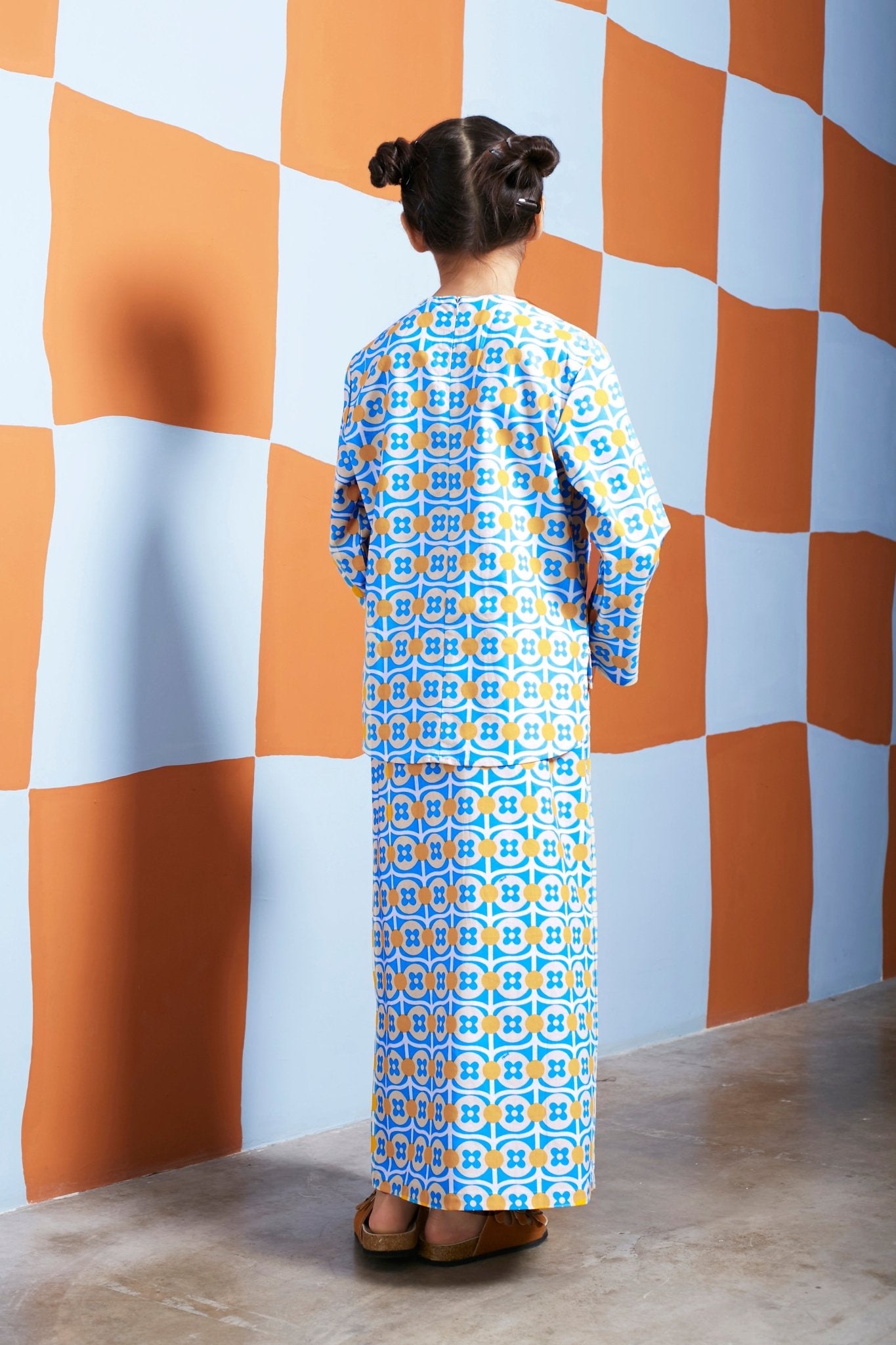 The Meriah Classic Skirt Pulut Print - Umbi