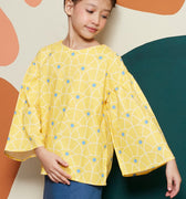 The Meriah Flare Blouse Ayu Print - Umbi