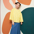 The Meriah Flare Blouse Ayu Print - Umbi
