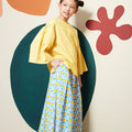 The Meriah Flare Blouse Yellow - Umbi