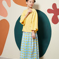 The Meriah Flare Blouse Yellow - Umbi