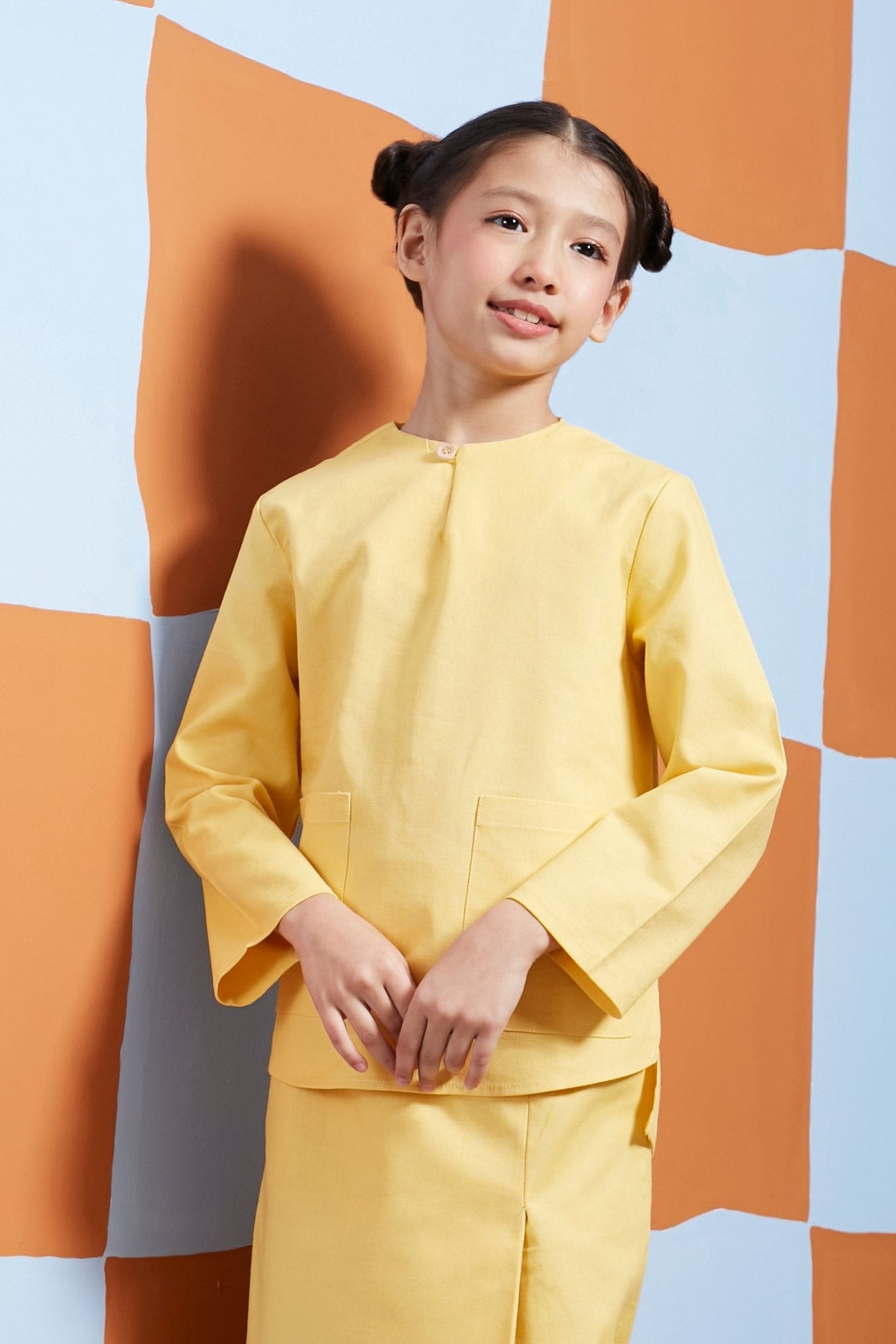 The Meriah Kurung Top Yellow - Umbi