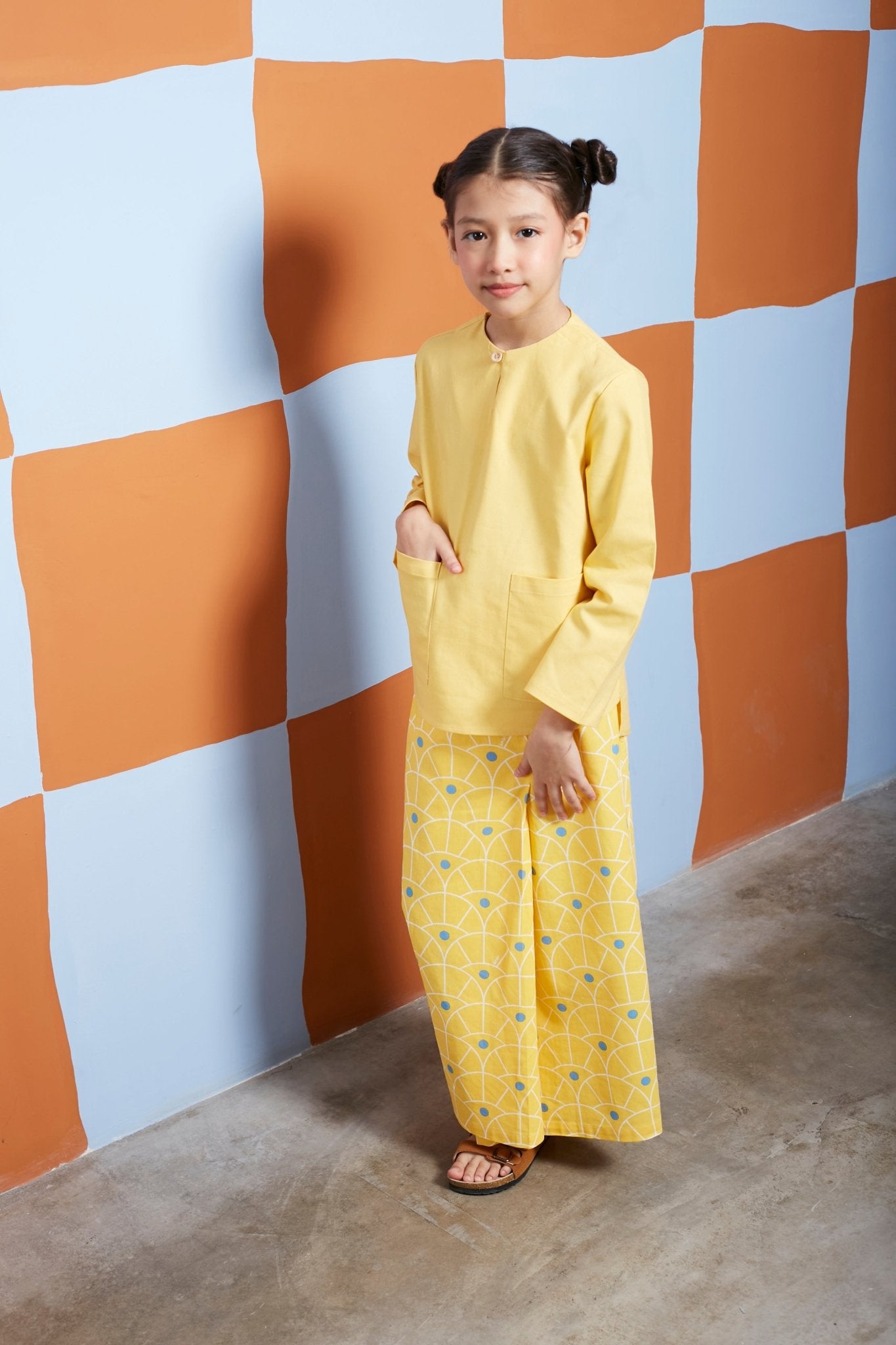 The Meriah Kurung Top Yellow - Umbi