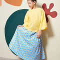 The Meriah Teacup Skirt Pulut Print - Umbi