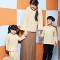 The Meriah Teluk Belanga Top Yellow Checked - Umbi