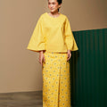 The Meriah Women Flare Blouse Yellow - Umbi