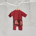 The Musim Collection Baby Baju Melayu 3 - in - 1 Autumn Print - Umbi
